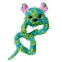 Tangle Furry Fidget Friends Chay – grøn fluffy fidget figur med fleksibel form

