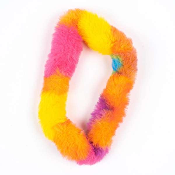 Furry Tangle i regnbuefarver – farverigt sensorisk fidget legetøj


