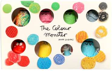 Farver og følelser figurer – læringstavle med farver og emotioner

