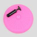 Siddepude pink underside – balancepude med pumpe til justering af lufttryk

