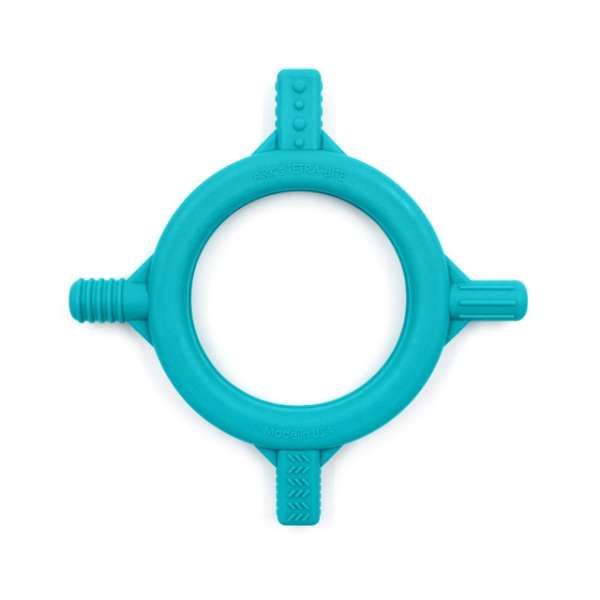 ARK Baby Tetra-Bite turkis – bidering til baby til oral stimulering og motorik

