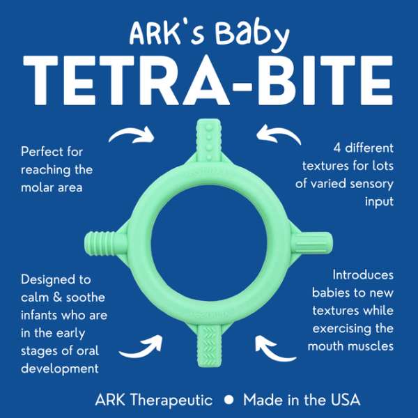 ARK Baby Tetra-Bite funktioner – bidering til tandfrembrud og sansestimulering

