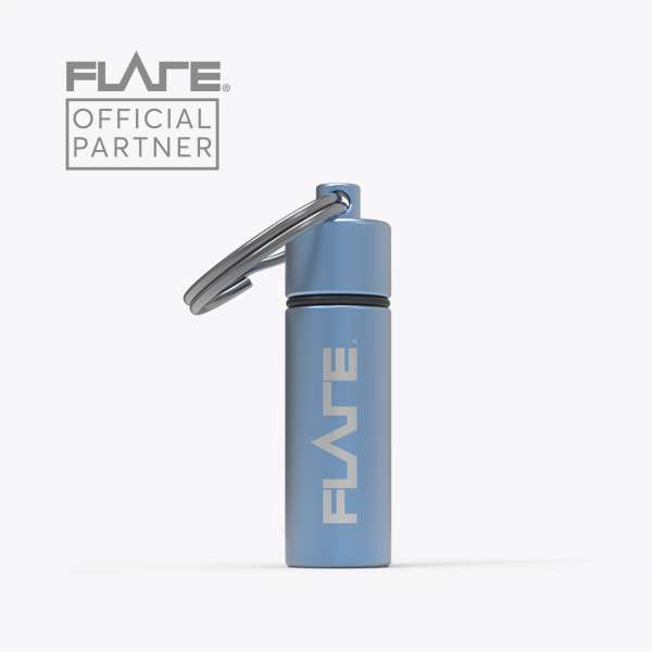 Flare Capsule lille i lyseblå – stilrent og diskret design

