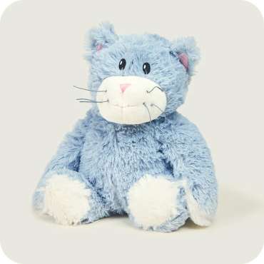 Sansebamse Warmies blå kat