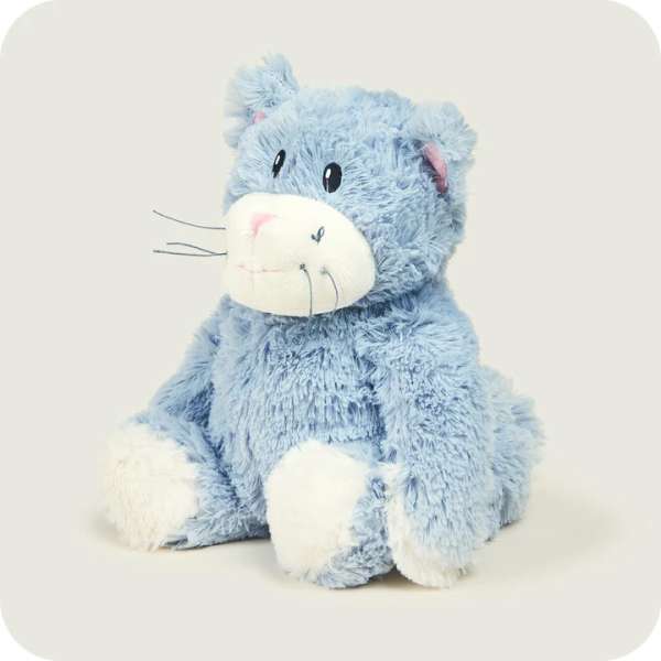 Sansebamse Warmies blå kat