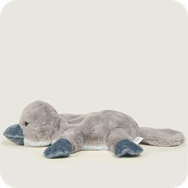 Warmies® Næbdyr – fyldt med lavendel for beroligende aroma og ro ved sengetid.

