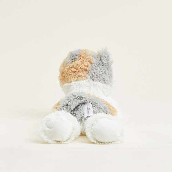 Sansebamse Warmies Calico Kat set bagfra 