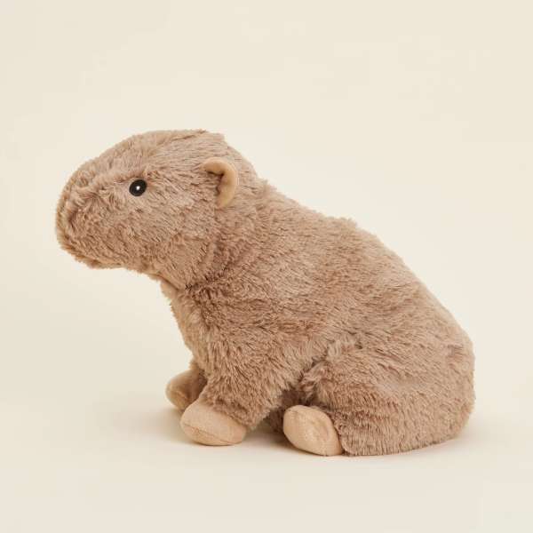 Warmies kapivar fra siden – varmende bamse til ro og kram


