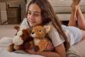 Sansebamse Warmies liggende hest