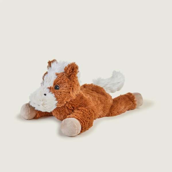 Sansebamse Warmies liggende hest