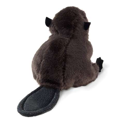 Bæver fingerbamse set bagfra