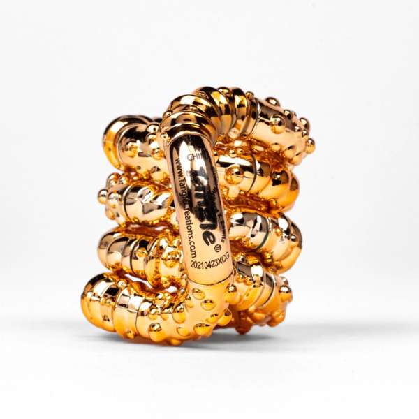 Tangle Jr. Textured Metallic kobber – taktil og bevægelig struktur

