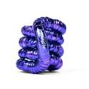 Tangle Jr. Textured Metallic lilla – skinnende fidget med struktur

