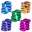 Tangle Jr. Textured Metallic – fidget legetøj i metalliske farver med struktur

