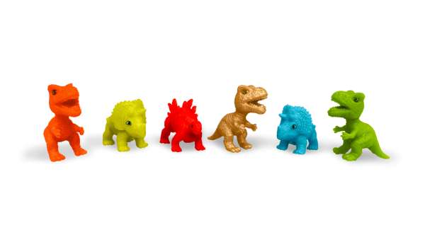 Badebombe overraskelse Dino.
Her er en udvalg af de Dino man kan få. 