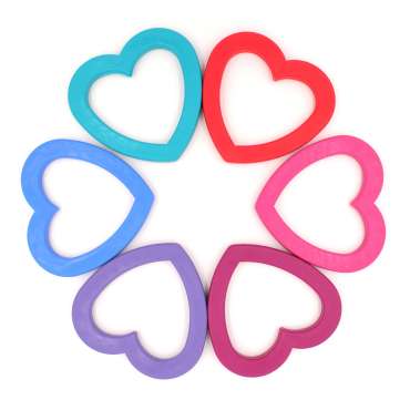 ARK Heart Chew i flere farver – hjerteformet tyggeredskab til børn

