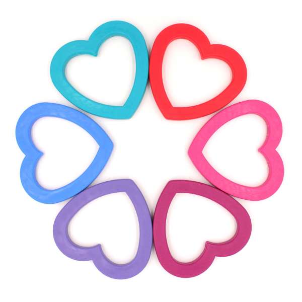 ARK Heart Chew i flere farver – hjerteformet tyggeredskab til børn

