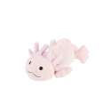 
Warmies pink axolotl skrå vinkel – blød bamse til sanselig støtte

