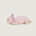 
Pink axolotl Warmies fra sidden – beroligende sansebamse til afslapning

