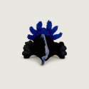 Warmies sort axolotl front – sanselig bamse med blødt design


