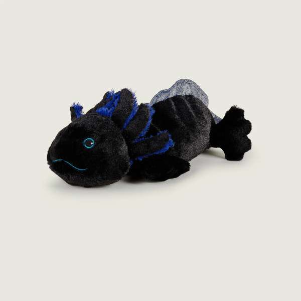 Sansebamse Warmies sort axolotl set fra siden 