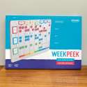 Weekpeek magnetisk ugeplan – visuelt skema til struktur, overblik og planlægning

