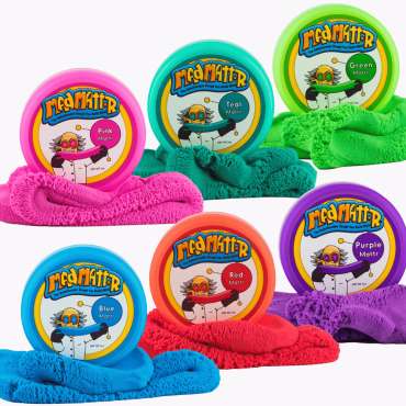 Mad Mattr Quantum Pod – sansesand i bøtter i flere farver til kreativ leg

