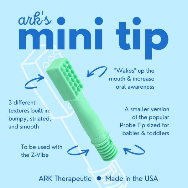 ARK Mini Probe Tip funktioner – redskab til oralmotorisk stimulering og taktil feedback

