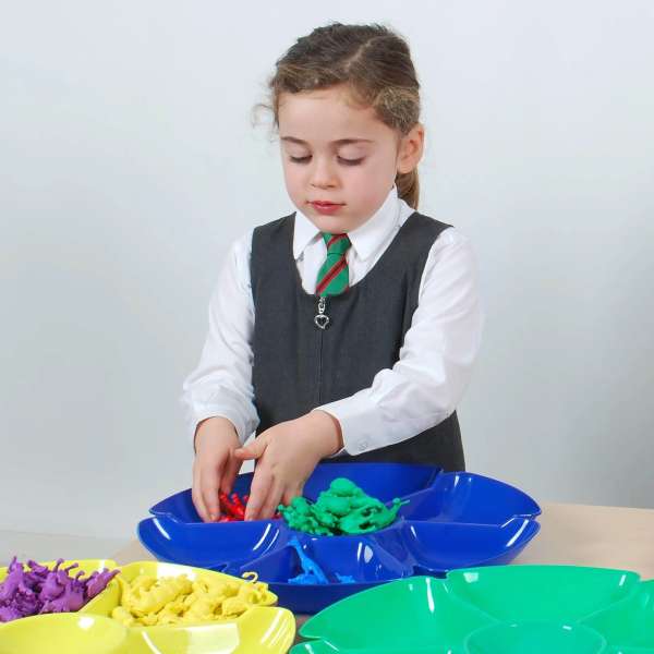 Blomster sorteringsbakker