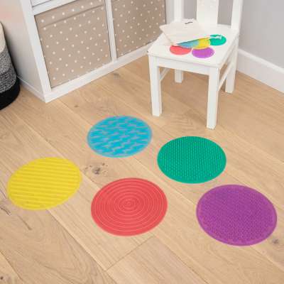 Silishapes® Sansecirkel sæt ligge på et gulv