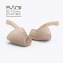 Flare Calmer Nude 2313 set fra siden – ergonomisk design til øret


