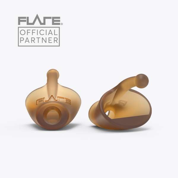 Detalje af Flare Earshade® – tæt på justerbar bøjle og polstrede ørekopper for optimal pasform.

