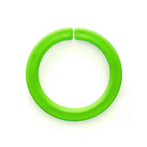 ARK Chew Bangle large limegrøn – fleksibelt bidearmbånd til koncentration og regulering

