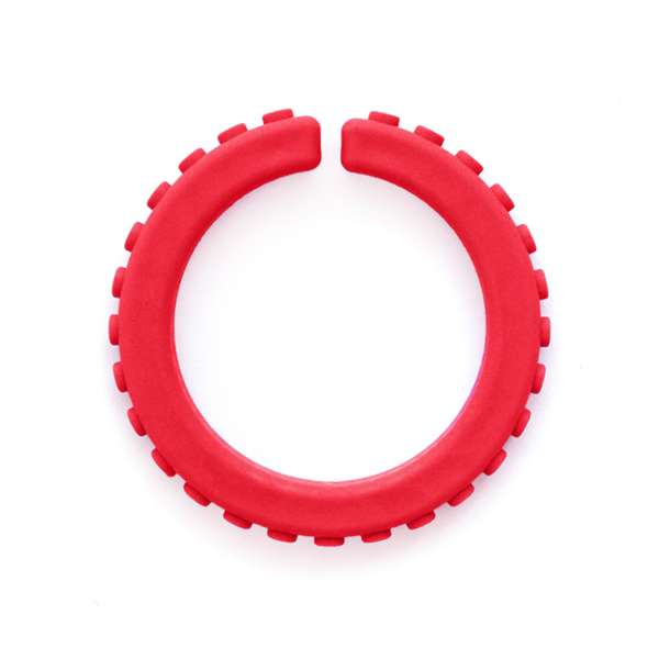 ARK Brick bidearmbånd large rød – tyggeredskab som armbånd til oral stimulering

