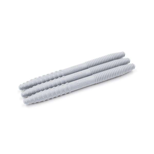 ARK Chewth Pick lysegrå – fleksibel tyggepind til sanser

