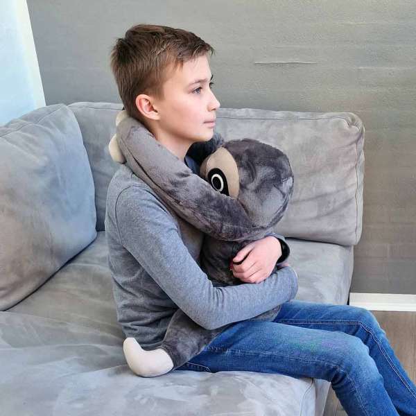 Store Bent sansebamse med lange arme til kram og sansestimulering