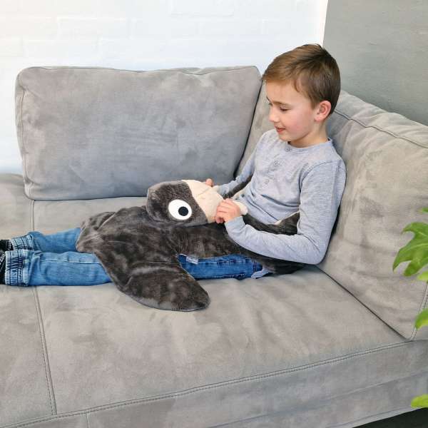 Koko Nora Store Pilo hviletæppe med blød pels og jævnt fordelt vægt til sansestimulering