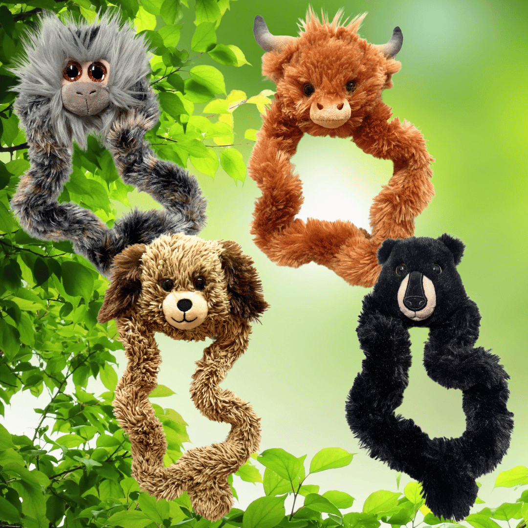 Tangle® Furry Fidget Friends – Series 2 - dyr Sort bjørn
