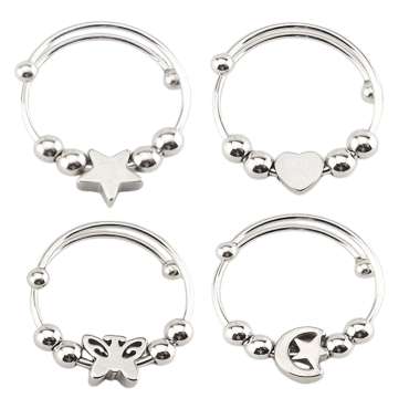 Fidgetring med figur – ringe med forskellige små motiver

