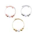 Fidgetring med perle – ringe i flere farver med bevægelige kugler


