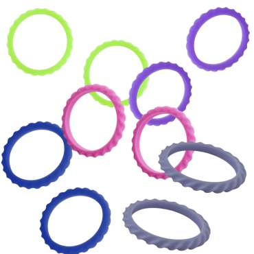 Twister bidearmbånd i flere farver – fleksible tyggearmbånd til børn


