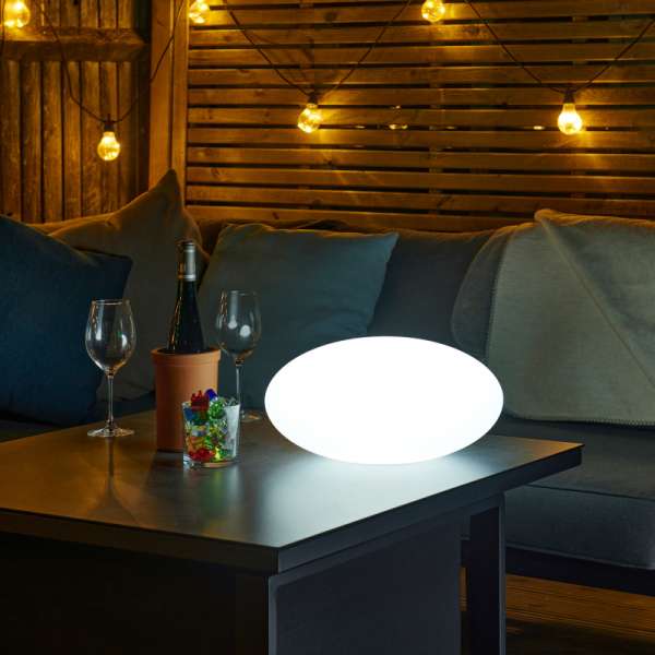 Sensory Mood Pebble med varmt hvidt lys – beroligende sanselys til ro og tryghed

