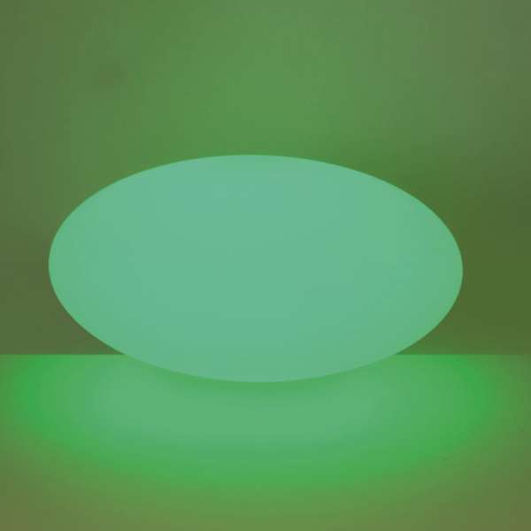 Sensory Mood Pebble i grønt lys – farveskiftende sanseelement til visuel stimulering og afslapning

