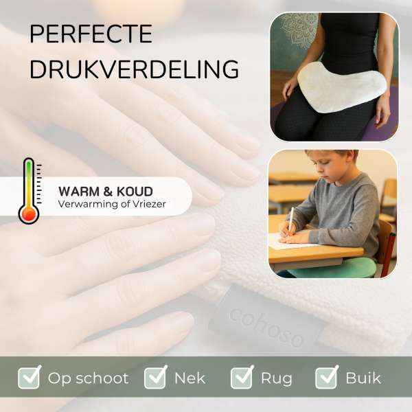 Tyngdepude til skulder og lår, 2kg
