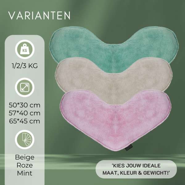 Tyngdepude til skulder og lår, 2kg