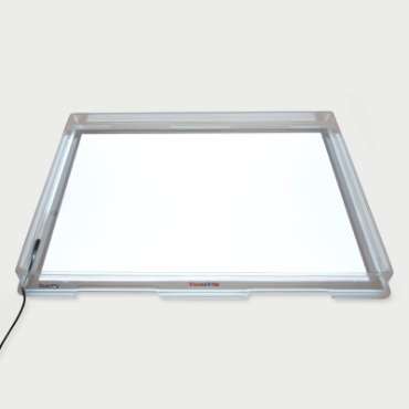 A2 lyspanel med ramme – lysbord til sanselig leg og visuel stimulering

