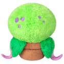 Venus fluefanger plush bamse bagfra – grøn plante med blade og potte i blødt design

