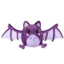 Spooky flagermus plush bamse forfra – lilla kawaii flagermus med store vinger og sødt ansigt

