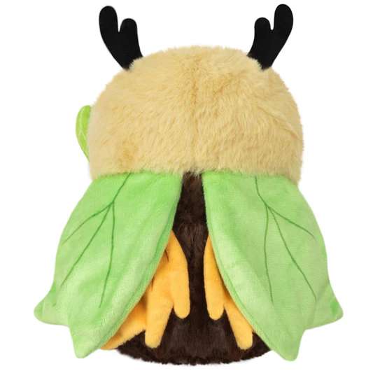 Alterego Møl Salvie plush bagfra med grønne vinger og gule detaljer – unik bamse til samlere og gave fra vicca.dk

