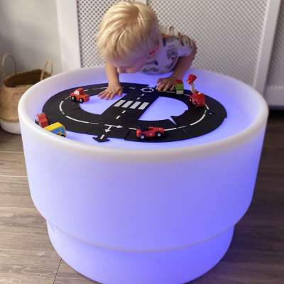 tickit Sensory Mood Discovery bord med materialer – lysbord til eksperimenterende og sanselig leg

